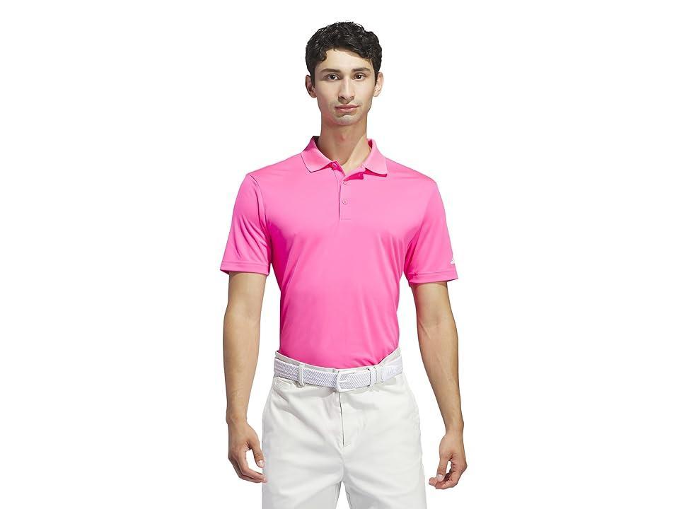 adidas Golf adi Performance Short Sleeve Golf Polo Shirt (Solar ) Men's Clothing Product Image