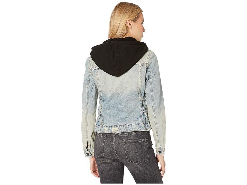 Blank NYC Denim Jacket with Hood in Casual Encounter (Casual Encounter) Women's Coat Product Image