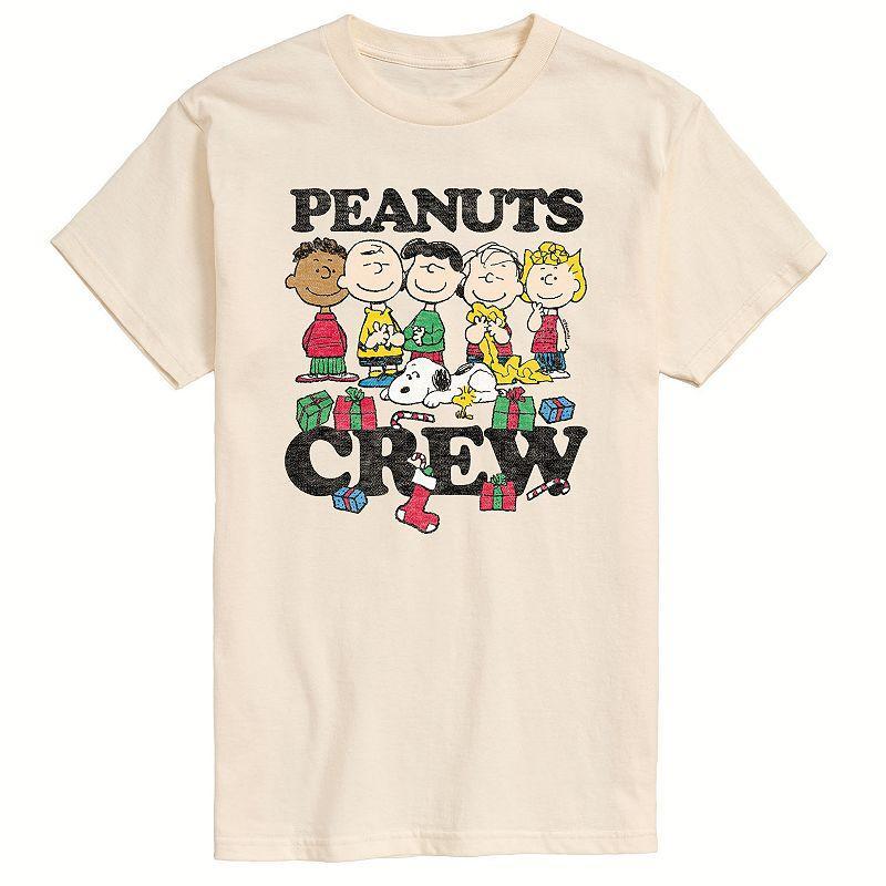 Mens Peanuts Crew Tee Beige Product Image