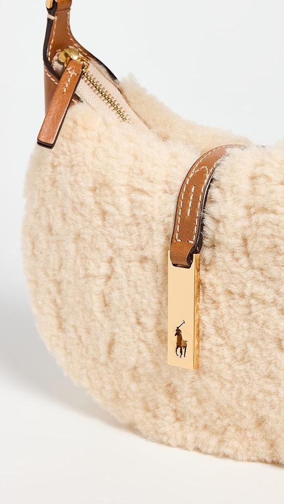 Polo Ralph Lauren Shearling Vachetta Id Mini Shoulder Bag | Shopbop Product Image