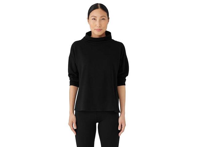 Eileen Fisher Funnel Neck Tunic Women's Long Sleeve Pullover Product Image