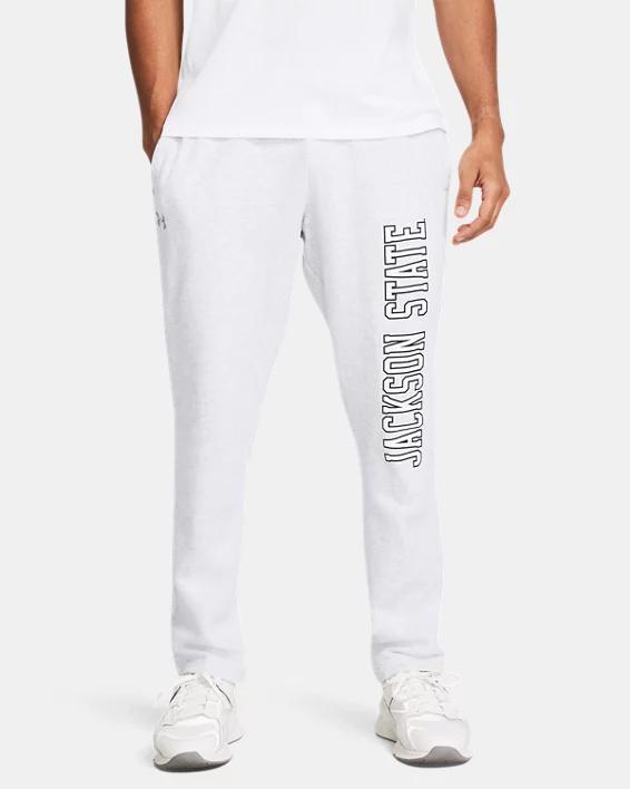 Mens UA Rival Fleece Collegiate Open Bottom Pants Product Image