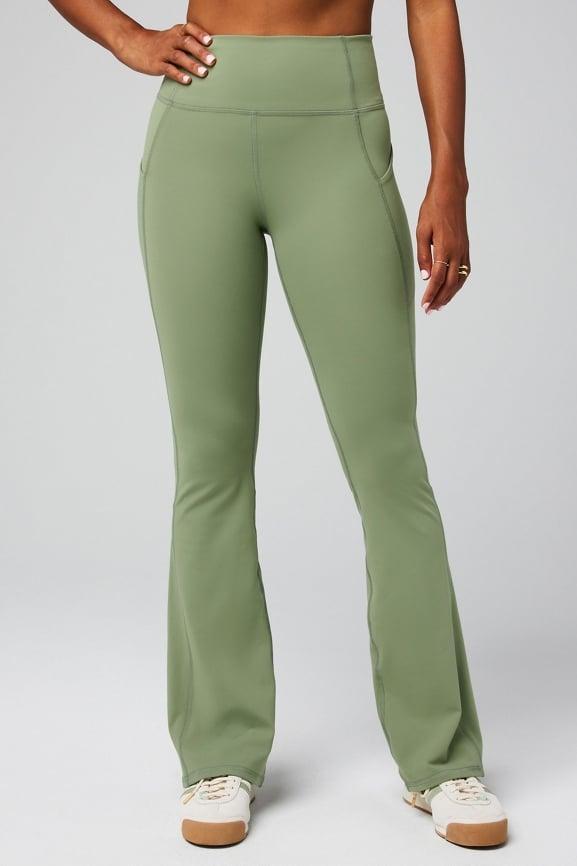 Oasis PureLuxe High-Waisted Pocketed Kick Flare Product Image