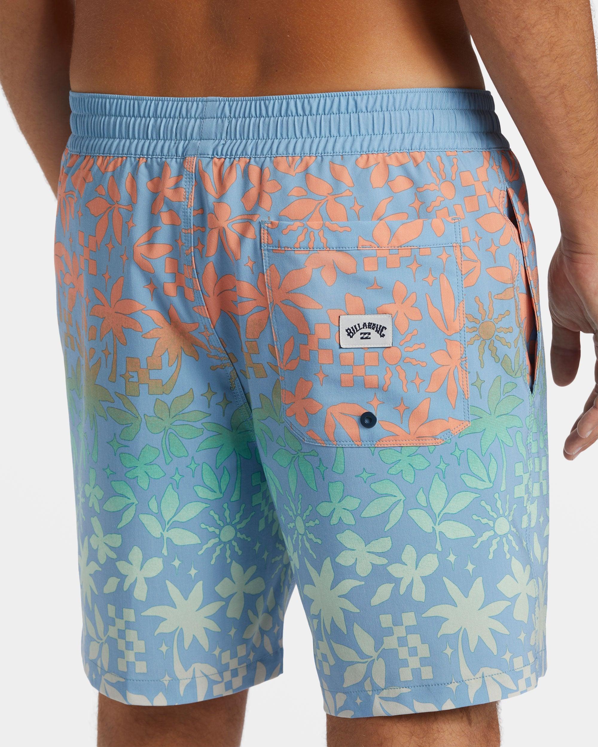 Good Times Layback 16" Swim Trunks - Coastal Blue Male Product Image