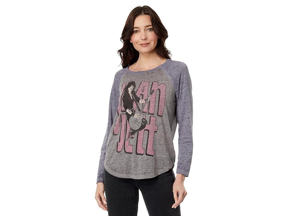 Lucky Brand Joan Jett Raglan Long Sleeve Graphic T-Shirt Product Image