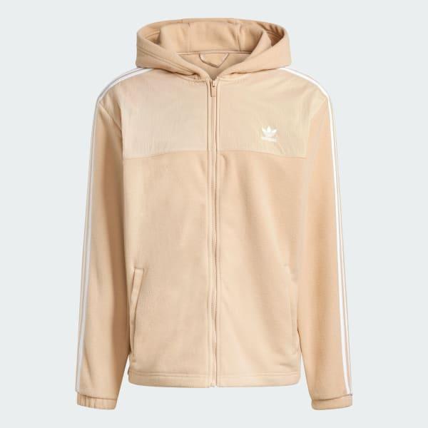 Adicolor 3-Stripes Teddy Fleece Hoodie Product Image