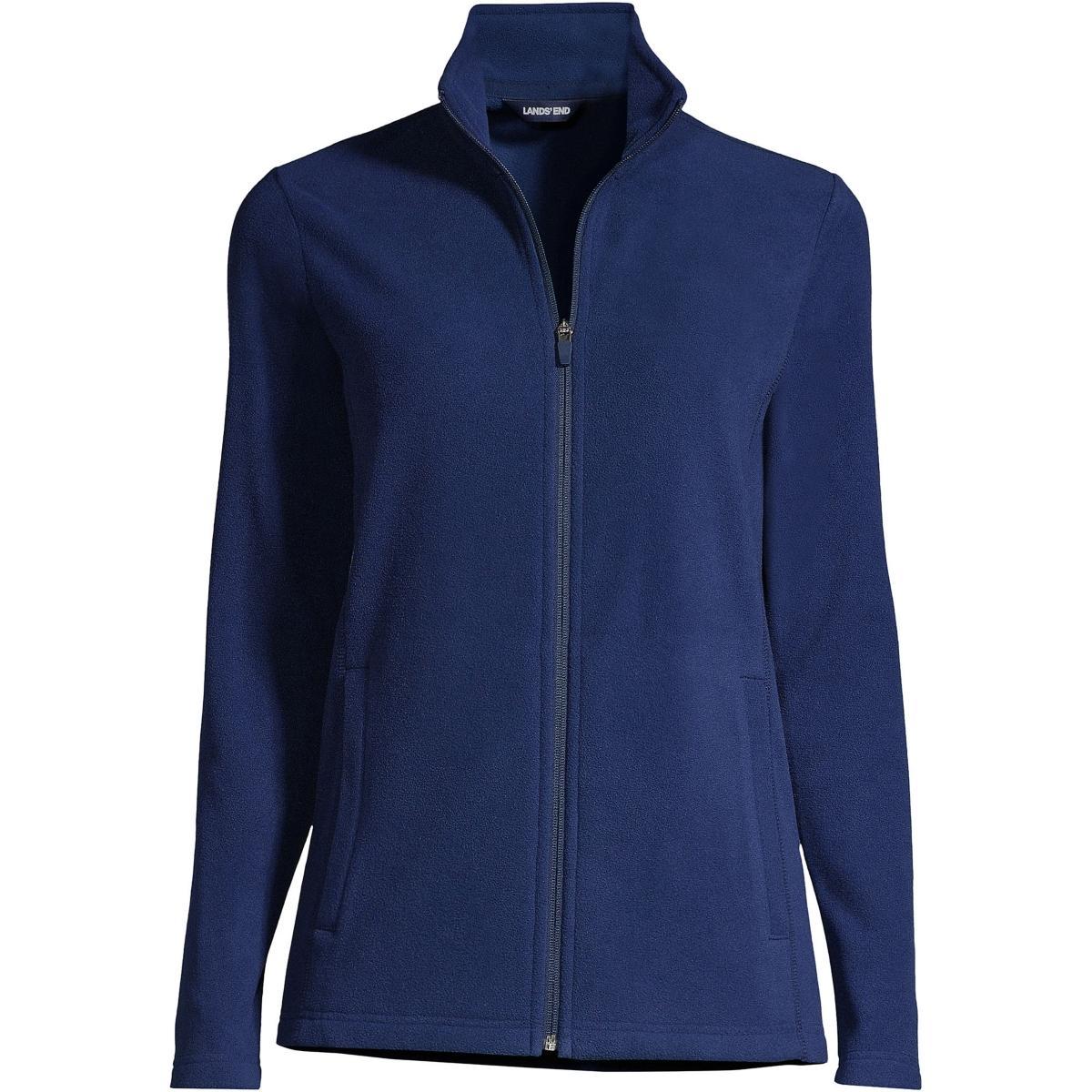 Petite Lands End Full Zip Fleece Jacket, Womens Product Image