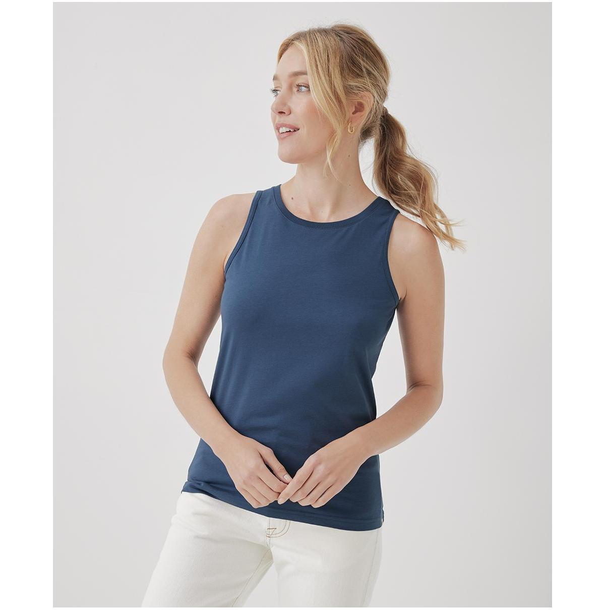 Pact Womens Organic Cotton Softspun Crew Neck Tank Product Image