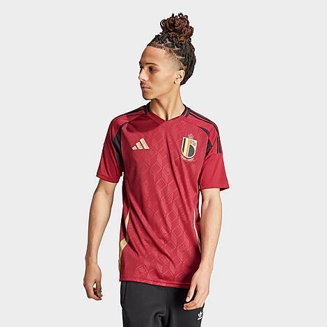 Adidas Mens Belgium National Team 2024 Home Replica Jersey - Burgundy Product Image