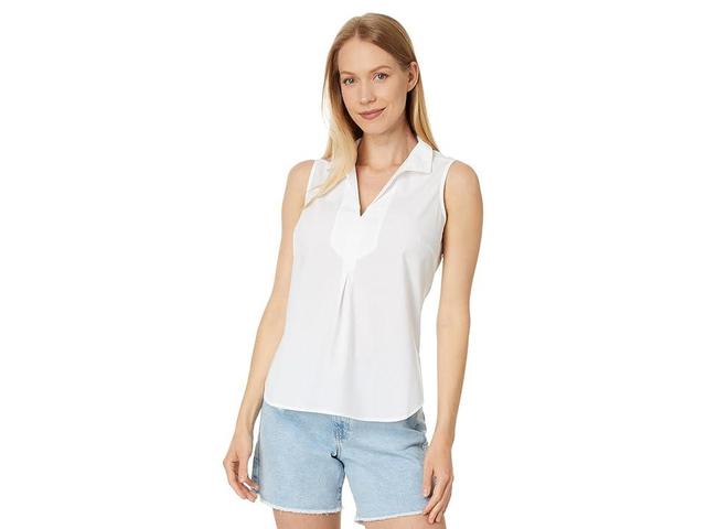 Tommy Bahama Oceana Poplin Sleeveless Top Women's Clothing Product Image