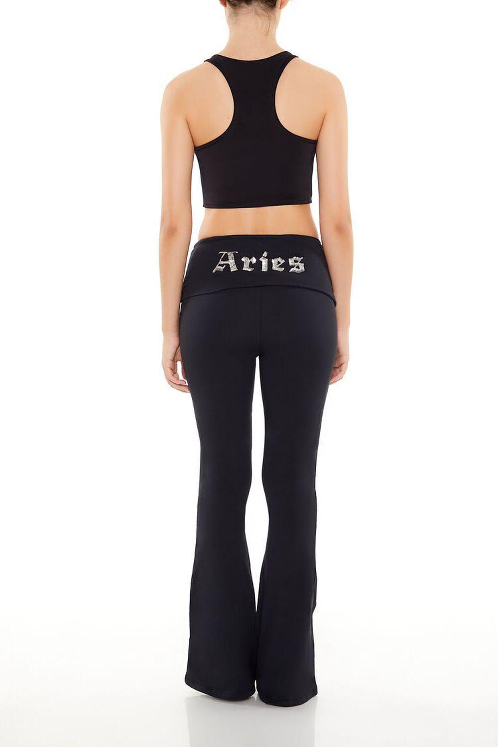 Sequin Aries Flare Leggings | Forever 21 Product Image