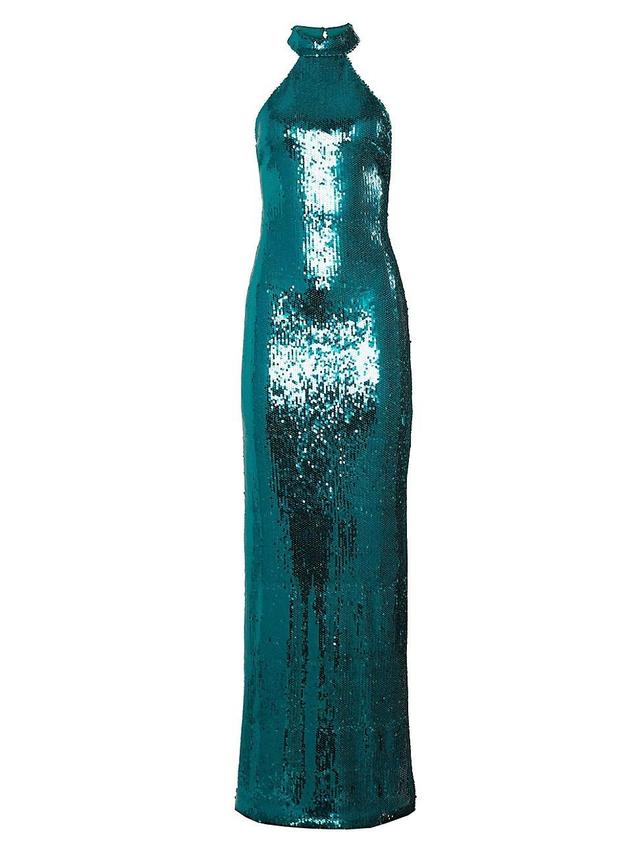 retrofete Cora Dress in Teal. Product Image