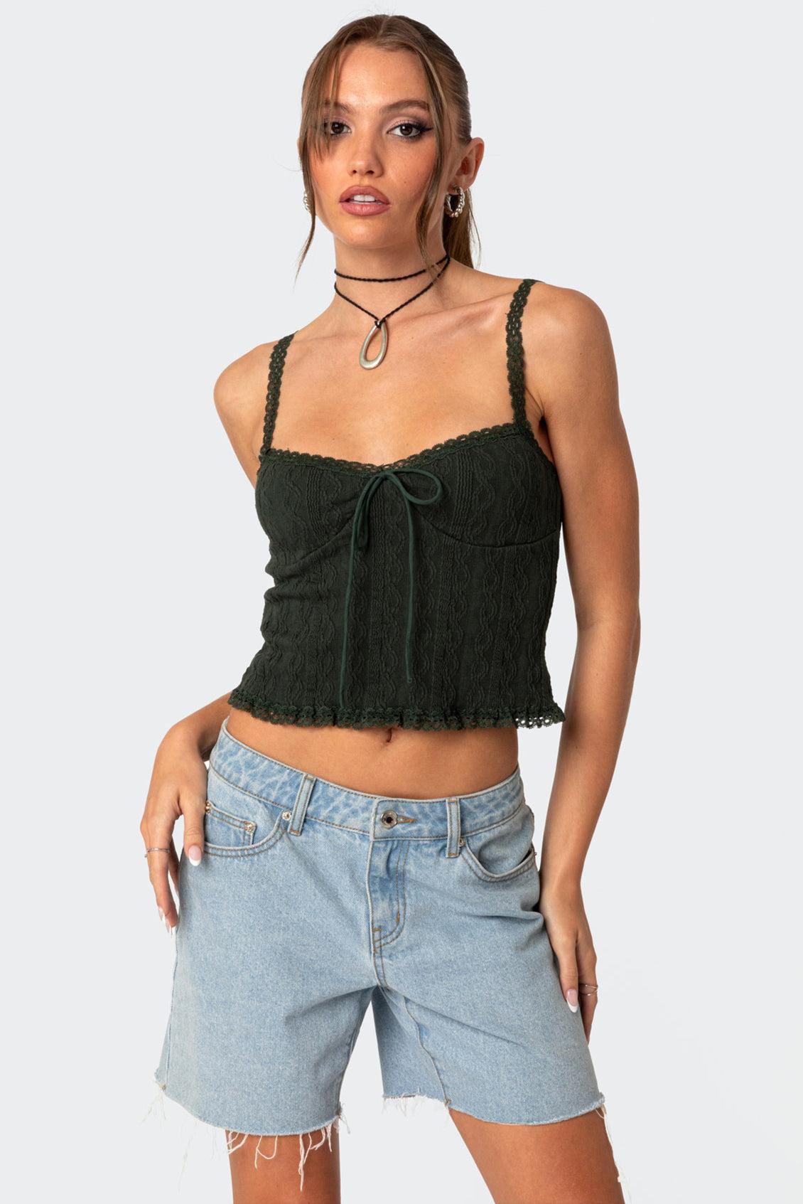 Lacey Knit Tank Top product image