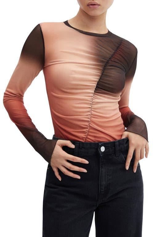 MANGO Gradient Ruched Top Product Image