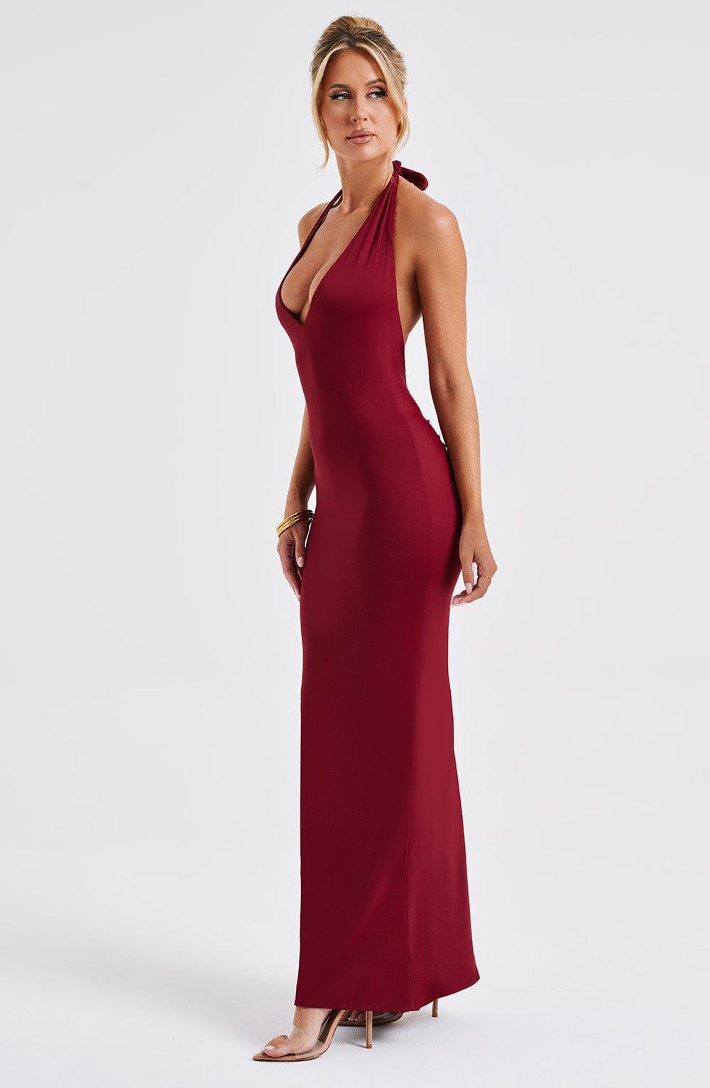 Harmonia Maxi Dress - Burgundy Product Image