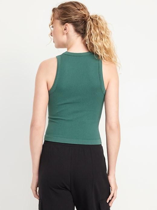 Fitted Seamless Ribbed Tank Top product image