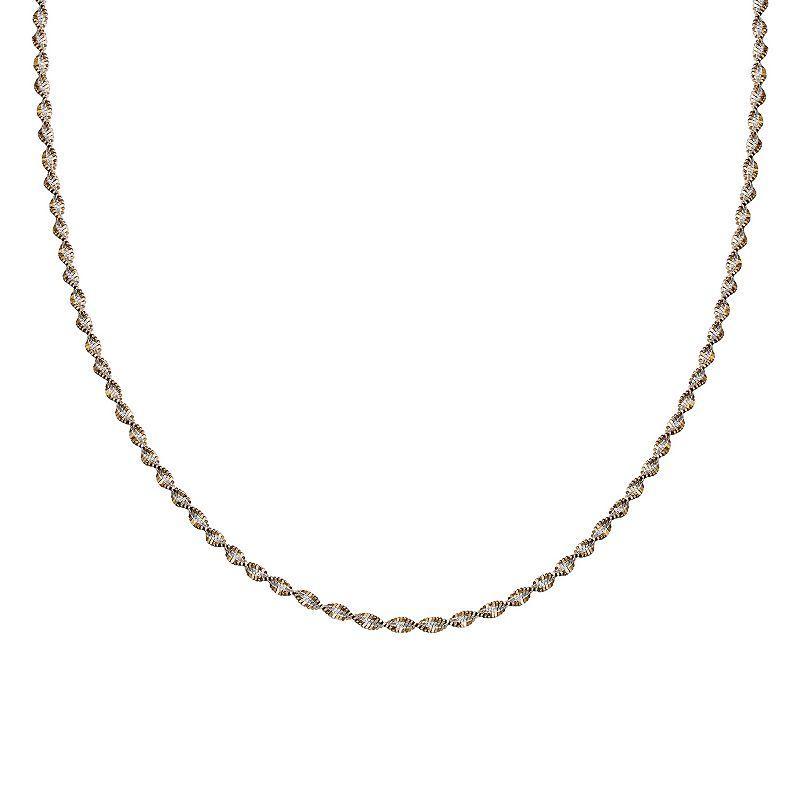 PRIMROSE Sterling Silver Butterfly Chain, Womens Two Tone Product Image