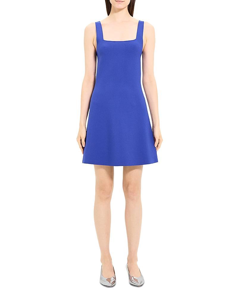 Theory Square Neck Mini Dress Product Image