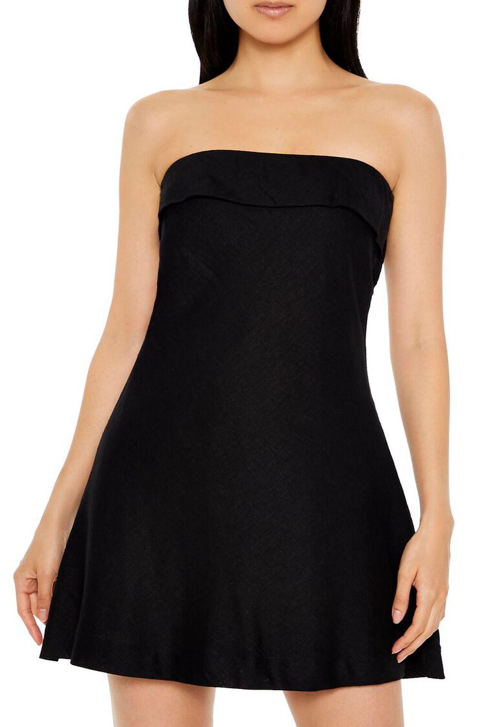 Strapless A-Line Mini Dress | Forever 21 Product Image