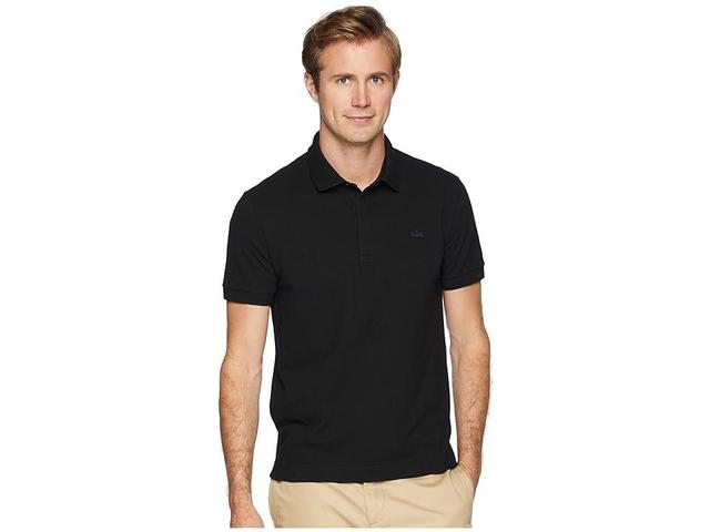 Lacoste Short Sleeve Solid Stretch Pique Regular Men's Short Sleeve Pullover Product Image