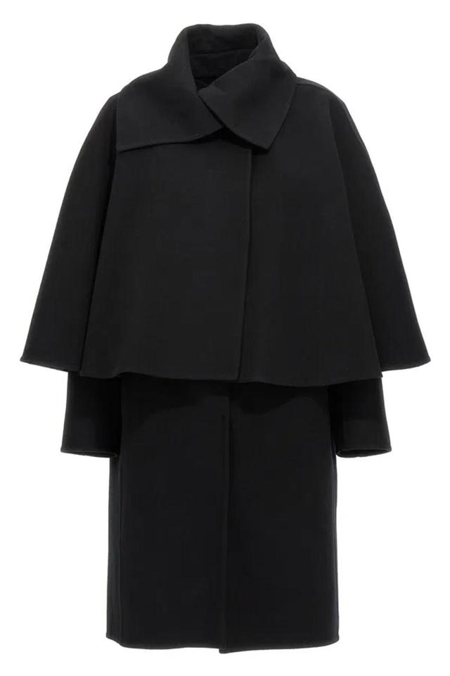 CHLOÉ Coat With Cape In Black Product Image