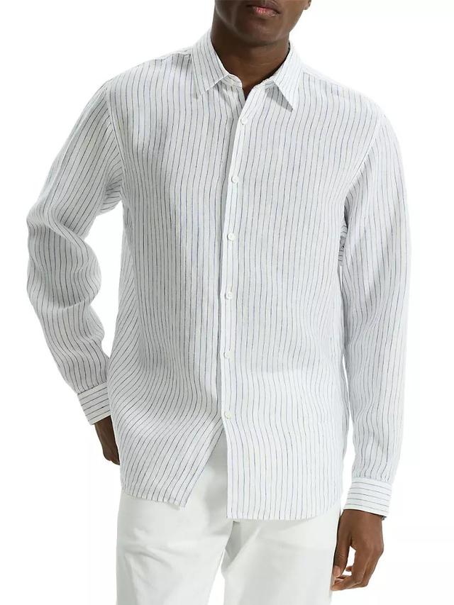 Irving Linen Button-Front Shirt Product Image