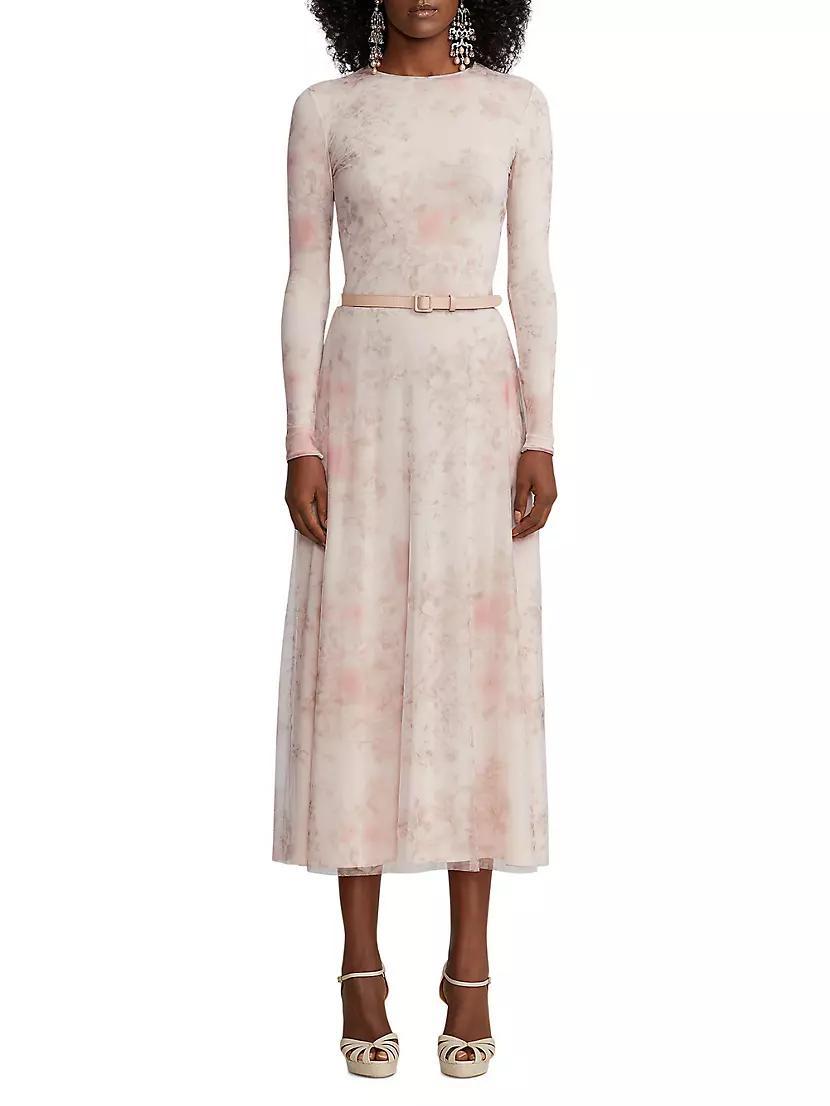 Alisen Floral Jersey Midi-Dress Product Image