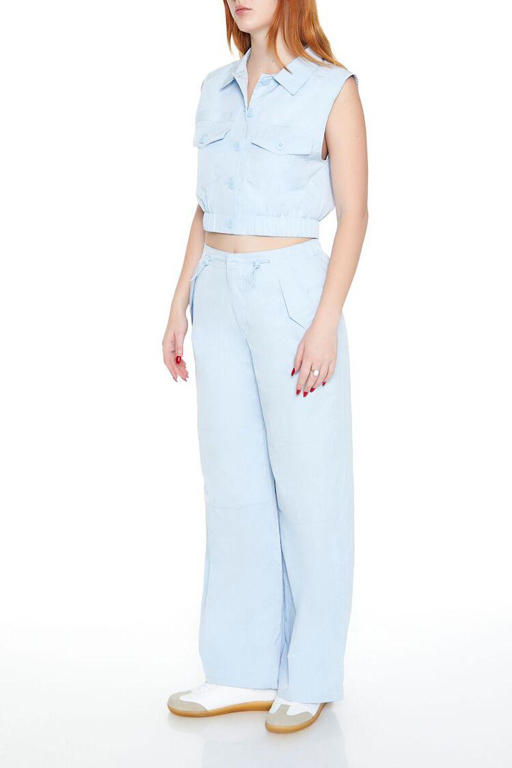 Toggle Drawstring Wide-Leg Pants | Forever 21 Product Image