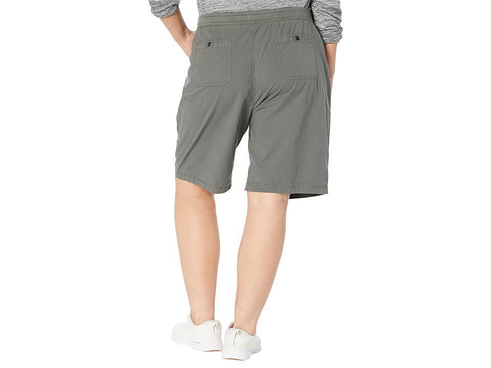 L.L.Bean Plus Size Ripstop Pull-On Shorts (Dark ) Women's Casual Pants Product Image