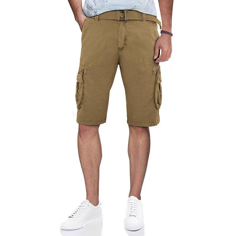 Mens RawX Regular-Fit Belted Cargo Shorts Product Image