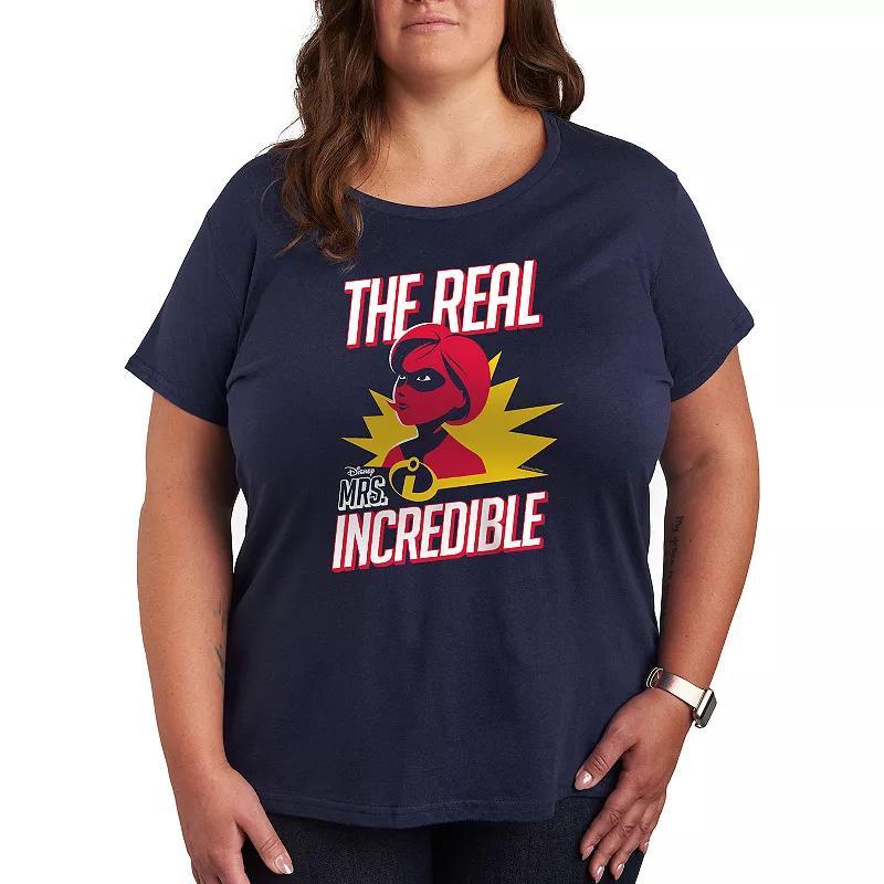 Disney / Pixars The Incredibles Plus Mrs. Incredible Graphic Tee, Womens Product Image