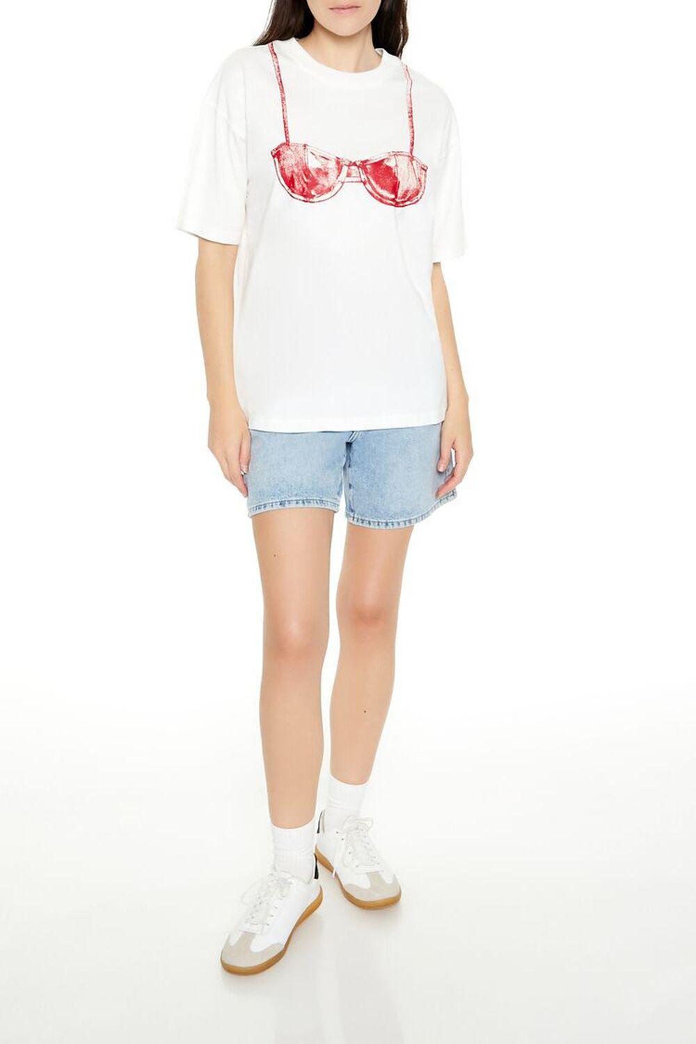 Bra Graphic Crew Tee | Forever 21 Product Image