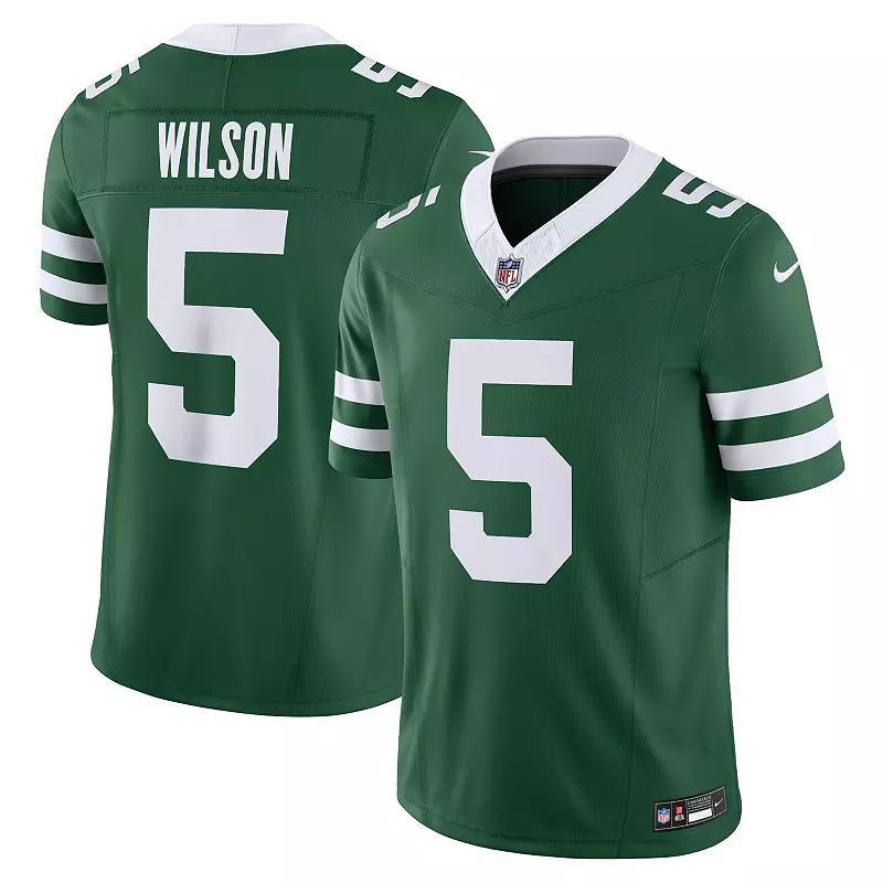 Mens Nike Garrett Wilson Legacy New York Jets Vapor F.U.S.E. Limited Jersey Product Image