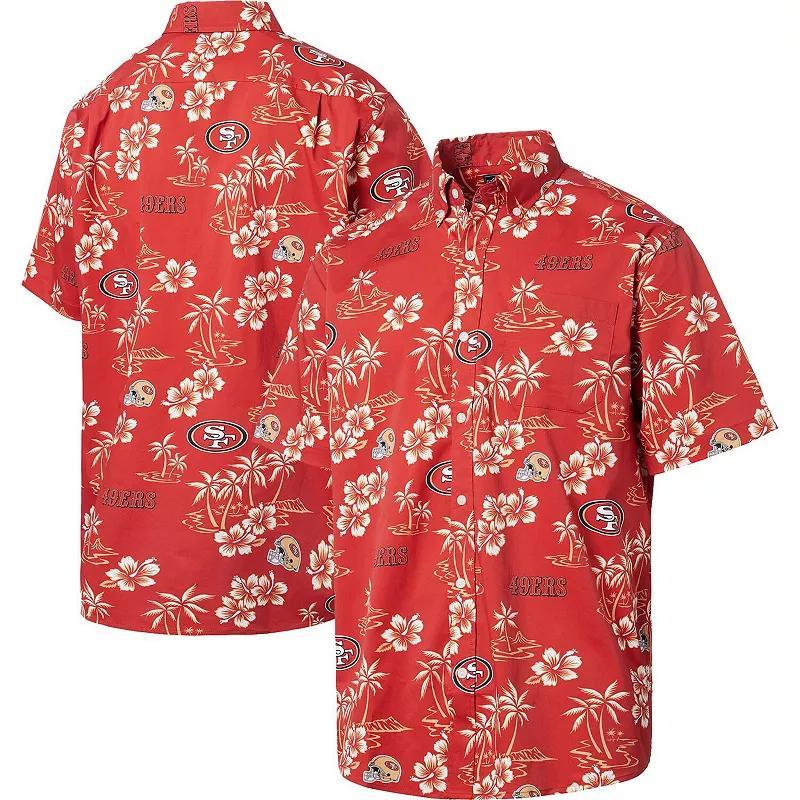 Mens Reyn Spooner Scarlet San Francisco 49ers Kekai Button-Up Shirt Product Image