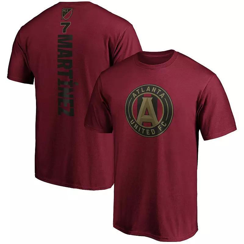 Mens Fanatics Branded Josef Martinez Red Atlanta United FC Playmaker Name & Number T-Shirt Product Image