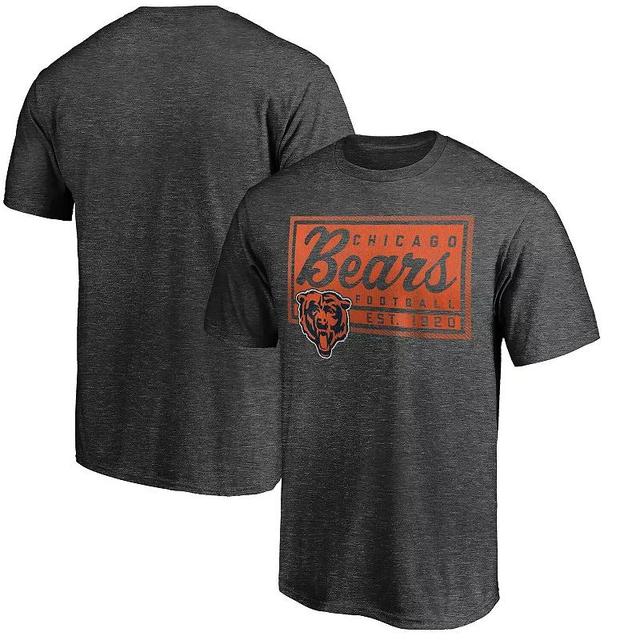 Mens Majestic Heathered Charcoal Cleveland Browns Showtime Logo T-shirt Product Image