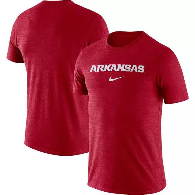 Mens Nike Cardinal Arkansas Razorbacks Team Issue Velocity Performance T-Shirt Product Image