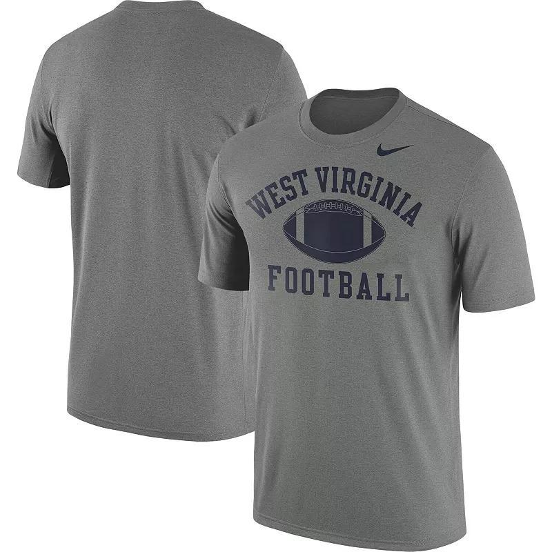 Mens Nike Heather Gray Ohio State Buckeyes Legend Football Arch Performance T-Shirt Grey Product Image