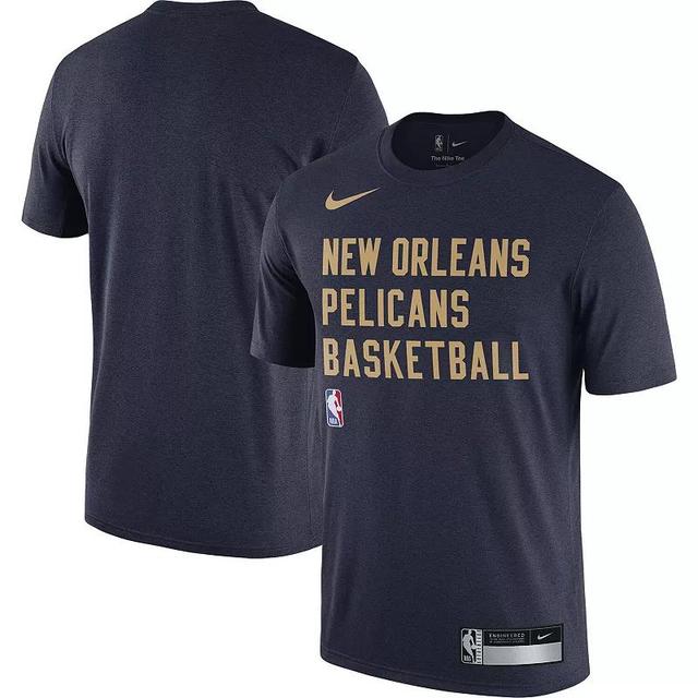 Mens Nike New Orleans Pelicans 2023/24 Sideline Legend Performance Practice T-Shirt Blue Product Image