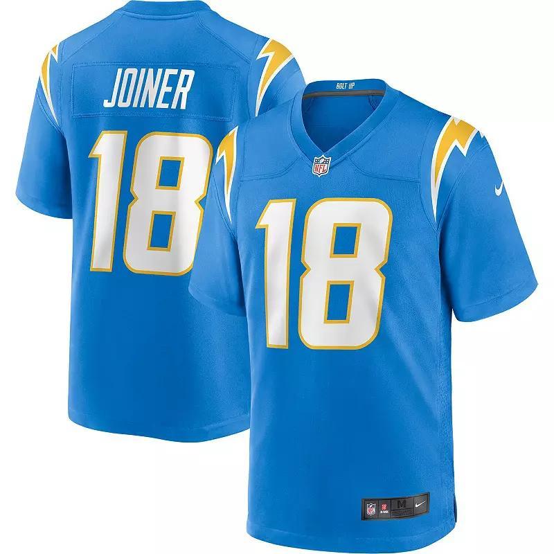 Mens Nike Charlie Joiner Powder Blue Los Angeles Chargers Game Retired Player Jersey Product Image