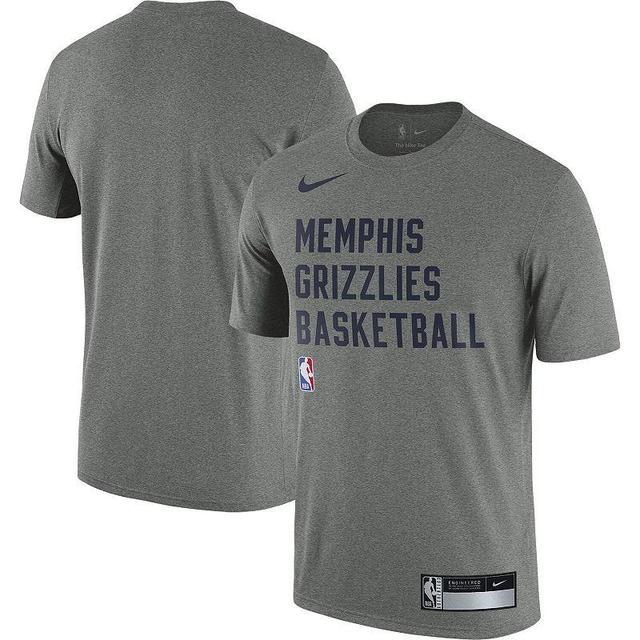 Mens Nike Heather Gray Memphis Grizzlies 2023/24 Sideline Legend Performance Practice T-Shirt Product Image