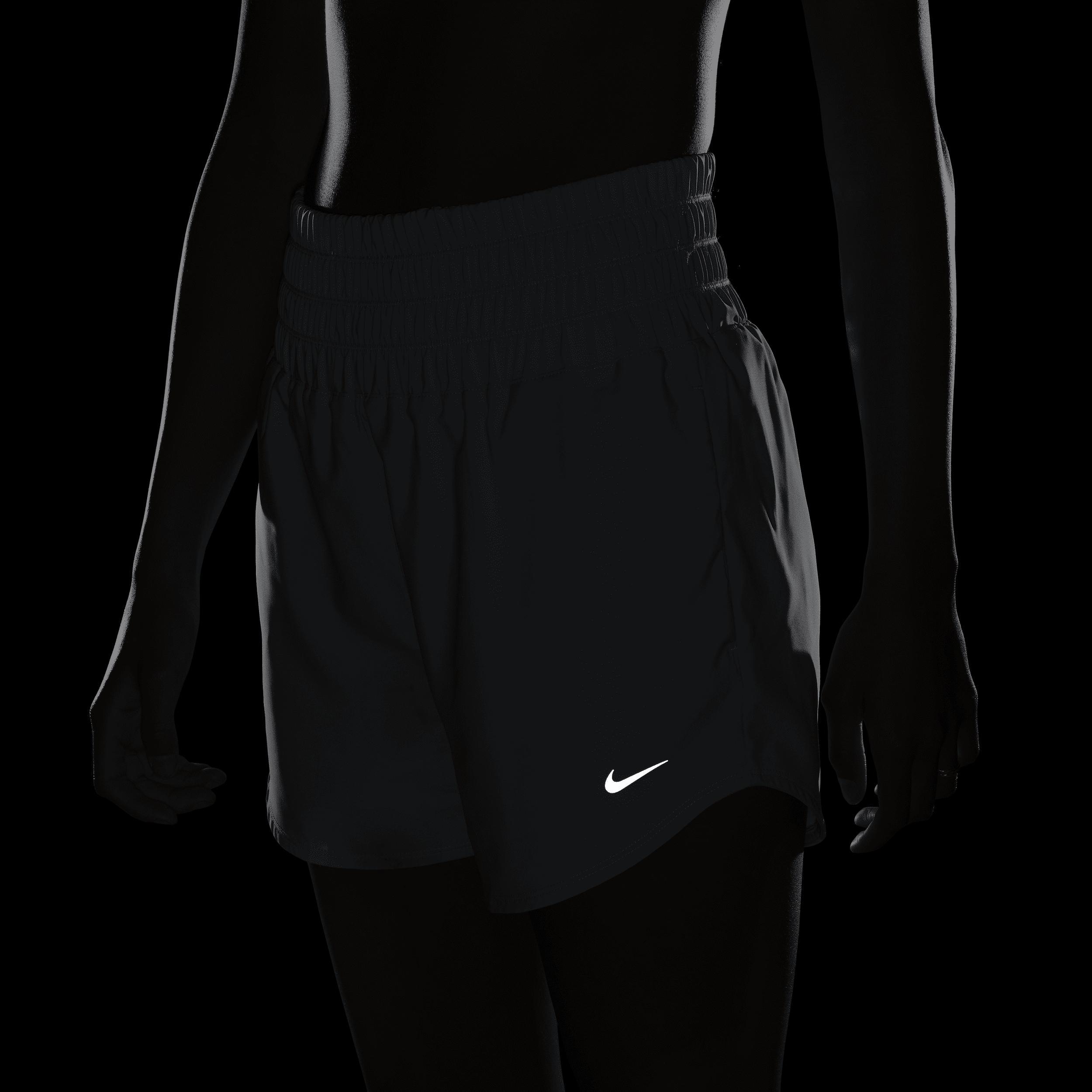 Nike Women's One Dri-FIT Ultra High-Waisted 3" Brief-Lined Shorts Product Image