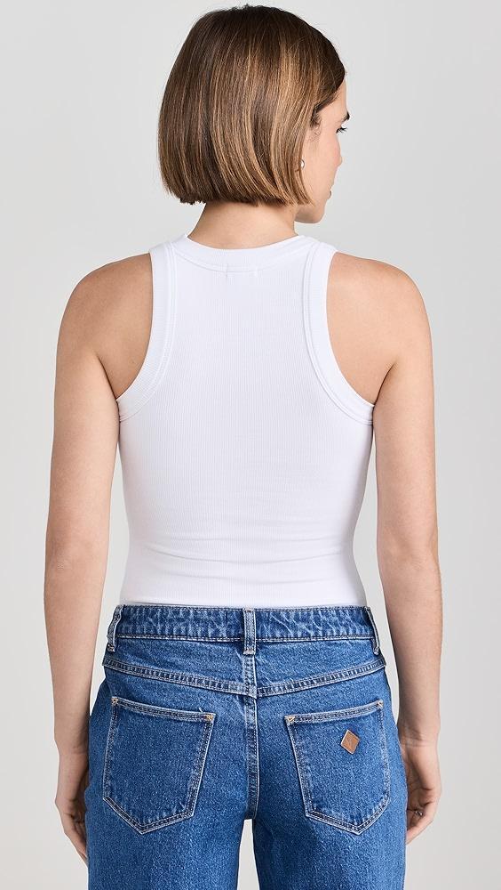 Ambitionist Ali Ribbed Racer Tank Bodysuit | Shopbop Product Image