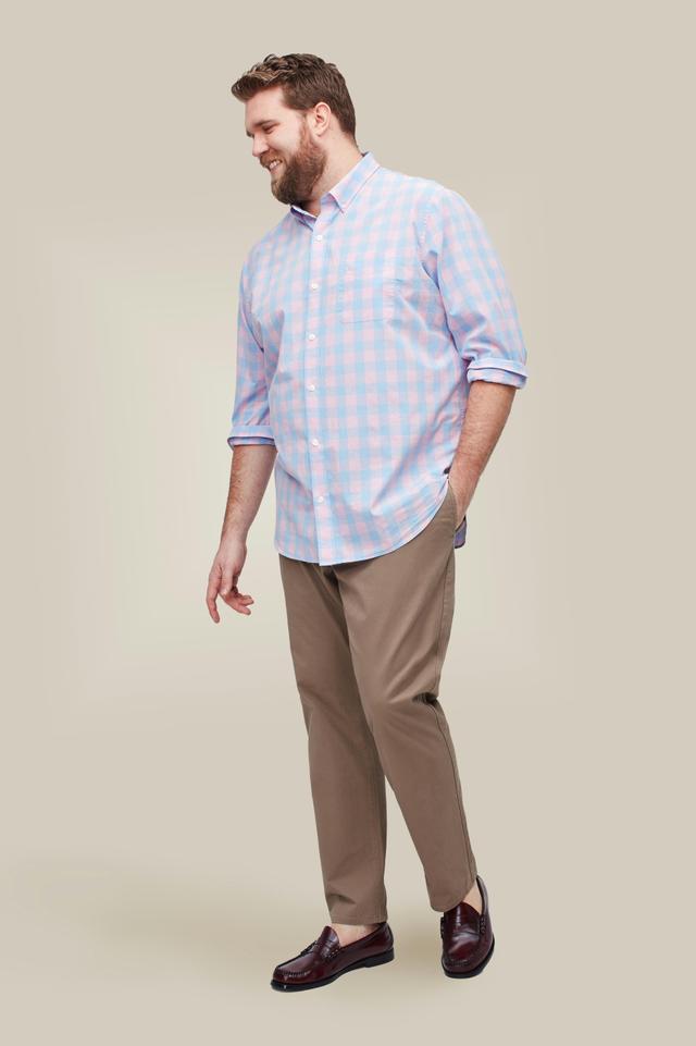 Lightweight Button-Down Shirt Extended Sizes Product Image