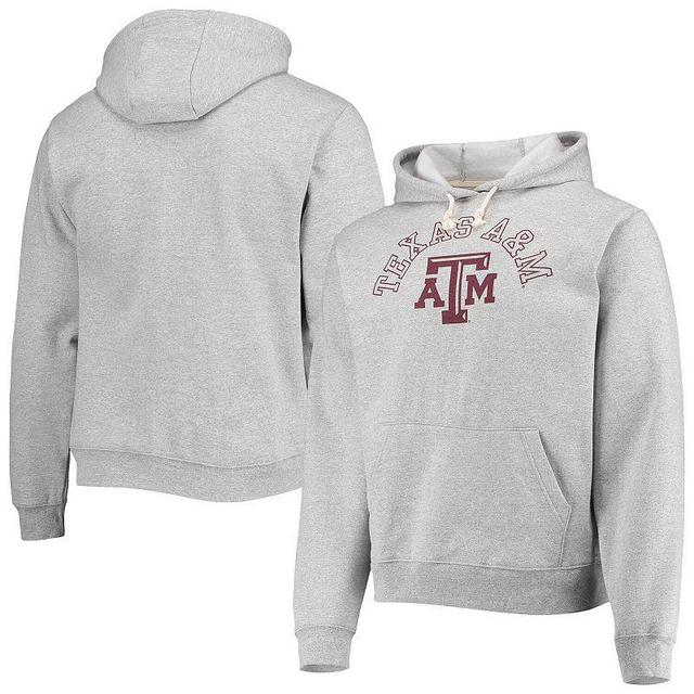 Mens League Collegiate Wear Heathered Gray Texas A&M Aggies Seal Neuvo Essential Fleece Pullover Hoodie Product Image