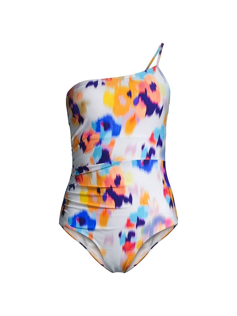 Womens Kara One-Shoulder One-Piece Swimsuit Product Image