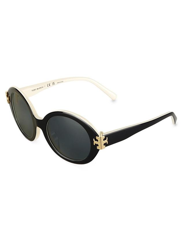 Womens 52MM Oval Sunglasses Product Image