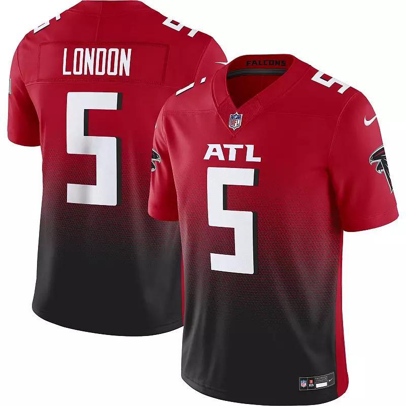 Nike Mens Drake London Atlanta Falcons Vapor F.u.s.e. Limited Jersey - Red Product Image