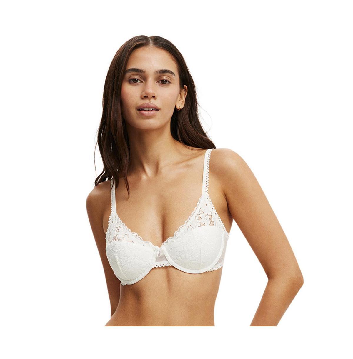 Cotton On Womens Holly Lace Lightly Lined Bra Product Image