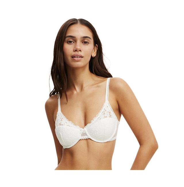 Cotton On Womens Holly Lace Lightly Lined Bra Product Image